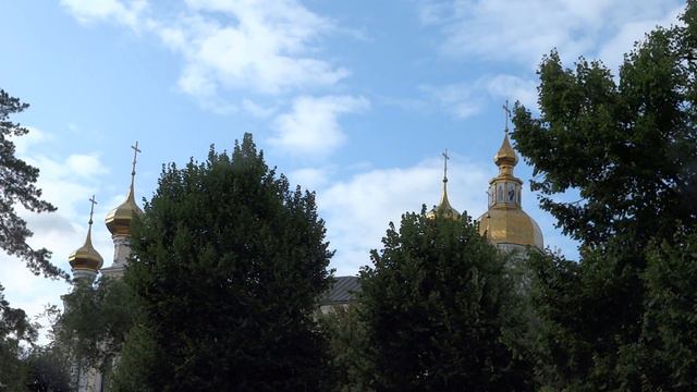 Успенский, Благовещенский, Покровский соборы Харькова 23.08.2017 смотреть онлайн