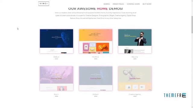 Vinci - Creative Multi-Purpose HTML Template Clifford Fulke смотреть онлайн