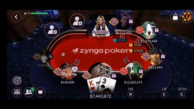 Zynga Poker фортуна нереально