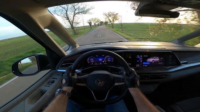 2022 Volkswagen Multivan T7 2.0 TSI DSG | POV test drive смотреть онлайн