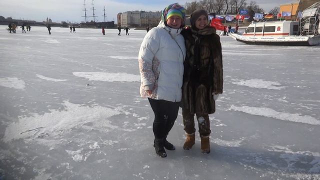 Санкт Петербург. р.Нева март 2019г. смотреть онлайн