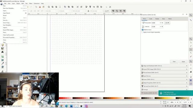 EASY PNG bullet journal paper tutorial in FREE Inkscape. Full tutorial. Make your own bujo paper. смотреть онлайн