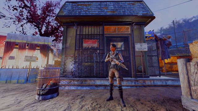 Fallout 76 C.A.M.P. Build Tiny Home Raider Village смотреть онлайн