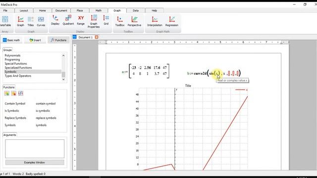 2D Graphs in MatDeck - MatDeck Lessons смотреть онлайн