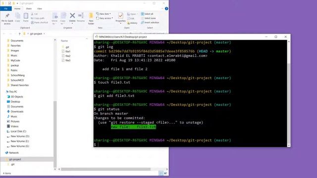 Git log and delete git commit [Arabic] смотреть онлайн