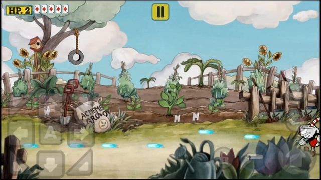 Играем в легендарную игру!  Cuphead Mobile Прохождение 1