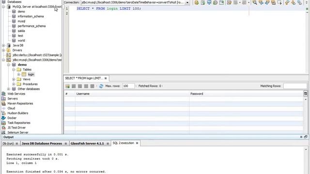 Java Database Connectivity with MySQL in NetBeans смотреть онлайн