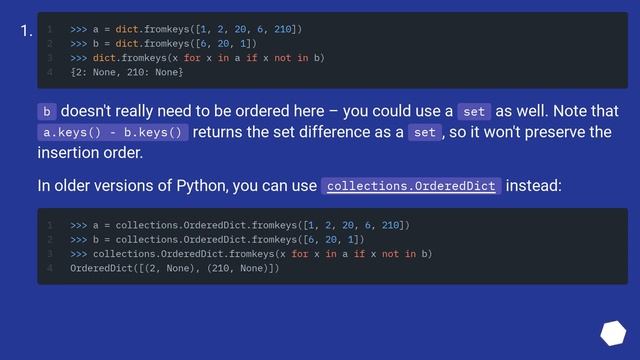 Converting a list to a set changes element order смотреть онлайн
