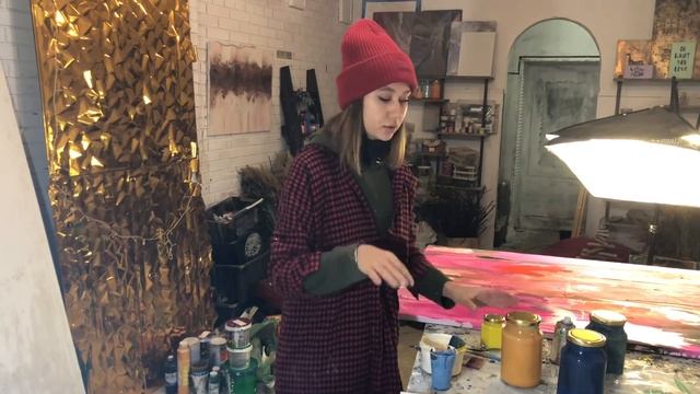 Рисуем картину. Вместе. С нуля. По шагам. Акриловая заливка. смотреть онлайн