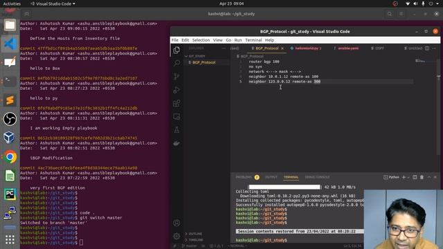 22) 2022 04 23 08 43 18 Git --help, branch delete, git stash, Fun of Merging, After Merging What?, смотреть онлайн