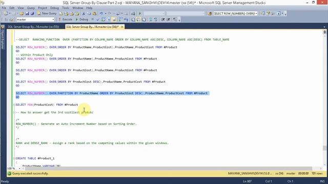 SQL Server 2014 Group By Clause Part 2 смотреть онлайн