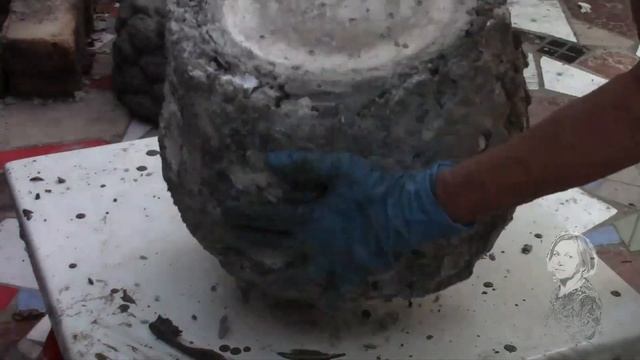 ВЕДРО, ПЕНОПЛАСТ, ЦЕМЕНТ! ПОЛУЧАЕМ КРАСИВОЕ КАШПО! смотреть онлайн