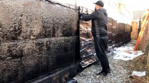 #5 Гидроизоляция цоколя | СТРОЙКА БЕЗ КОММЕНТАРИЕВ | ДОМ 300 М2