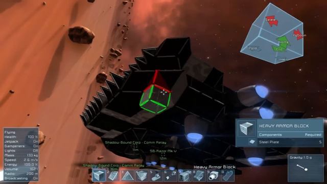 Space Engineers Exploration Builds - Episode 9: Small Fighter Final Part смотреть онлайн
