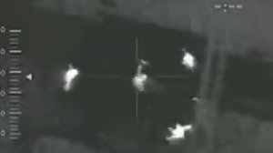 снято на тепловизоре с вертолета в Чернобыле