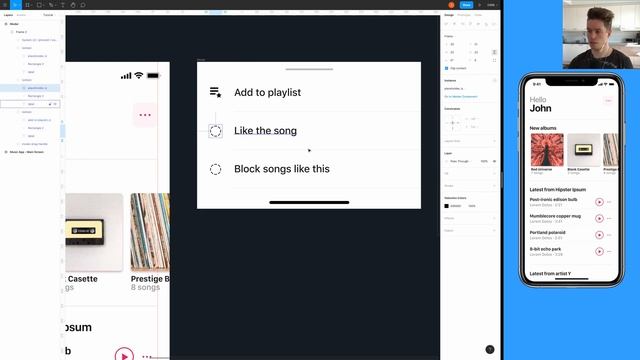Bottom Sheet Modal | Figma Prototyping смотреть онлайн
