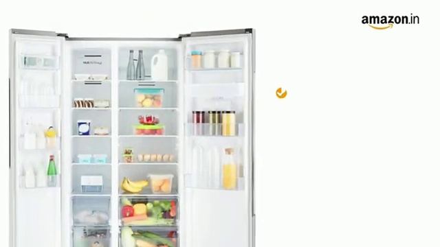 AmazonBasics 564 L Side-by-Side Door Refrigerator #Amazon #Smarthome #Refrigerator смотреть онлайн