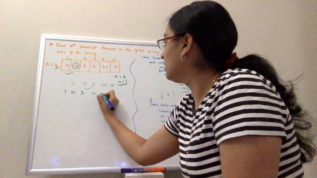 Find kth smallest element in array смотреть онлайн