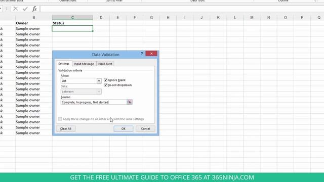 How to Create a Simple Drop Down List in Excel 2013 смотреть онлайн