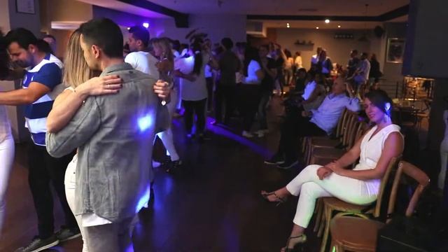 Kizomba social dance to live Piano - Aya Nakamura, DjaDja cover at Kiz Off Broadway, Sydney смотреть онлайн