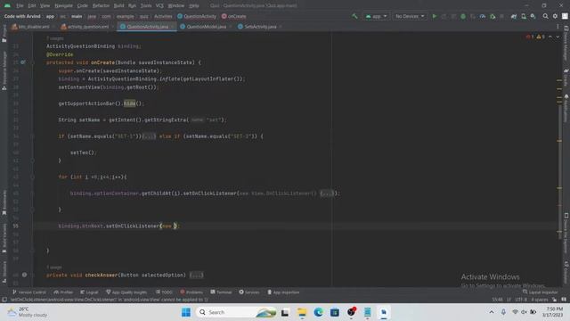 How to Make Quiz App in Android Studio | Quiz app android studio | Part 3 смотреть онлайн