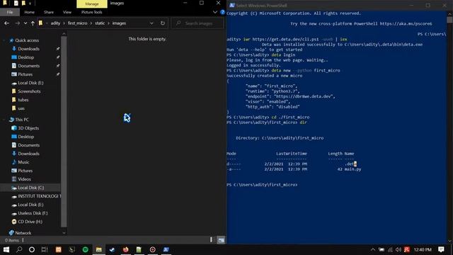 Membuat aplikasi sederhana Flask dan deploy ke akun Deta.sh смотреть онлайн