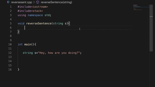 Reverse a Sentence using Stacks | Stack Challenge | C++ Placement Course | Lecture 23.2 смотреть онлайн