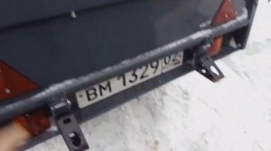 Как и сколько стоит поставить прицеп на учёт в 2020 году. Получил номера.