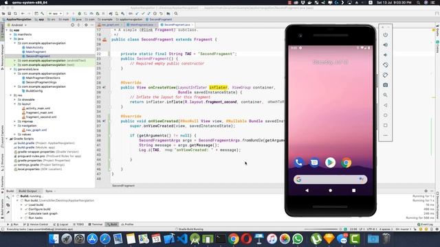 Safe Args (passing data) Navigation Component | Android Jetpack | Android смотреть онлайн