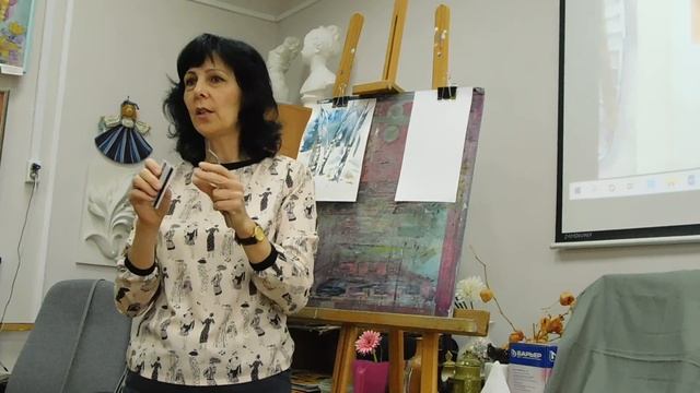 Мастер-класс "Интересные и необычные техники рисования акварелью" смотреть онлайн