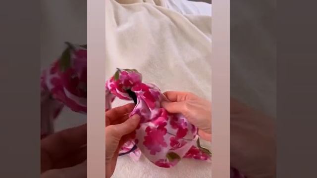 Как быстро и Красиво завязать платок на Голову? Ободок с Узлом своими руками за 1 минуту! смотреть онлайн