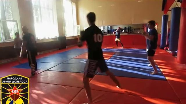 Луганское отделение НАДО Тренировка ММА смотреть онлайн