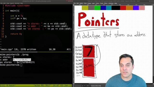 What is a pointer, dereferencing, and the point of pointers? | Modern Cpp Series смотреть онлайн
