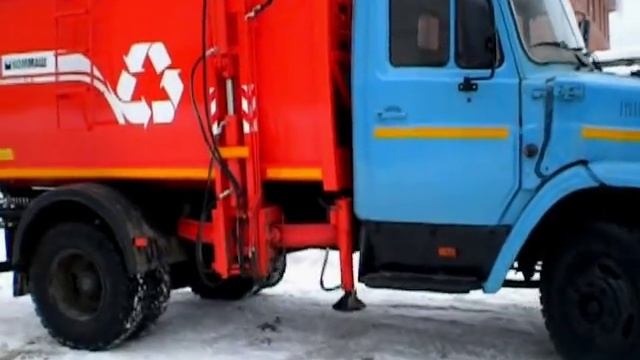 Мусоровоз КО-440-4 (2011 г.) шасси ЗИЛ-433362.avi смотреть онлайн