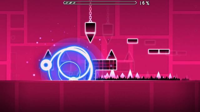 Geometry Dash | Beating 'Can't Let Go' With no Hands!! смотреть онлайн