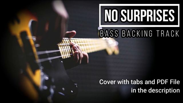No Surprises - Radiohead | Bass Backing Track смотреть онлайн