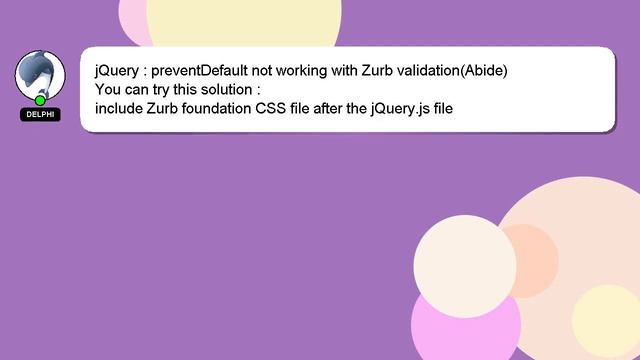 jQuery : preventDefault not working with Zurb validation(Abide) смотреть онлайн