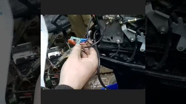 Самодельный комутатор для двигателя Mercury 25 sea pro по схеме 3. смотреть онлайн