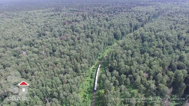 Аэросъемка Казанской детской железной дороги (ДЖД)