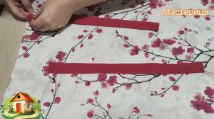 Увидела красивую наволочку на подушку и решила себе сшить такую же