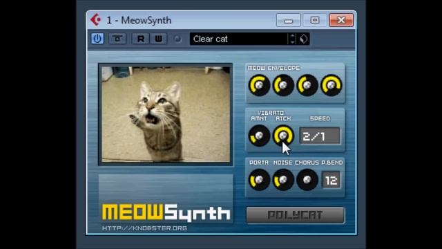 Meow Synth by Knobster смотреть онлайн