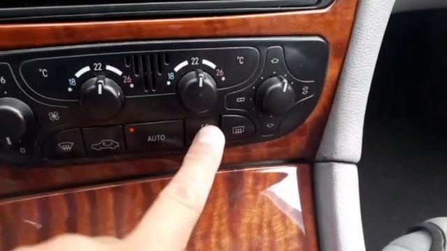 как включить кондиционер в мерседес w203 смотреть онлайн