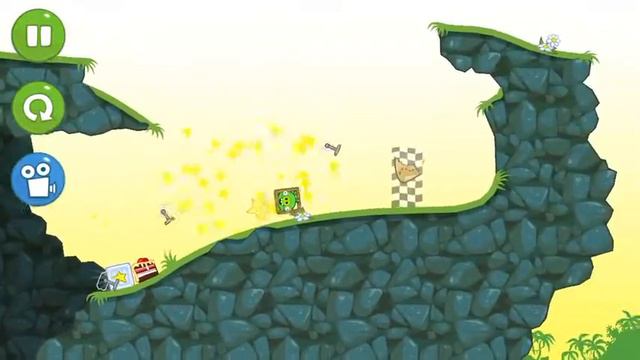 How to Beat Level 16 of Chapter 1 on bad Piggies # смотреть онлайн