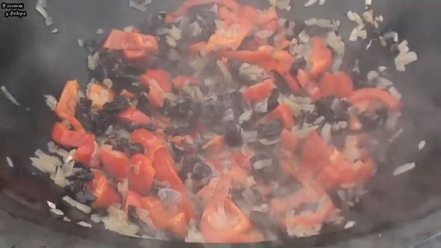 БОЗАРТМА ИЗ КУРИЦЫ | Азербайджанская кухня В КАЗАНЕ НА КОСТРЕ смотреть онлайн