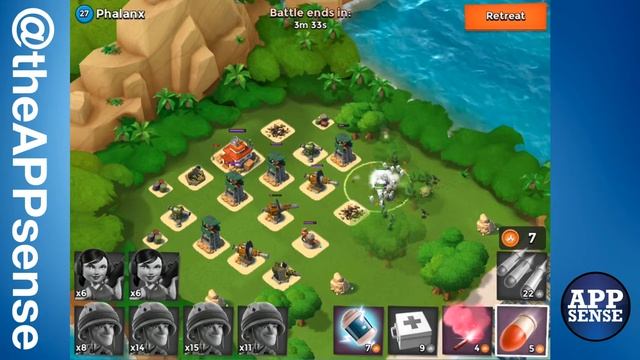 Phalanx (27) Single Player Island - Boom Beach Walkthrough смотреть онлайн