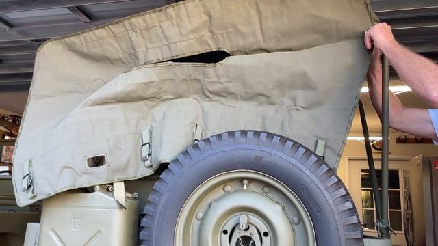 G503 Summer Soft Top Installation On A Willys MB Or Ford GPW, G503 Jeep