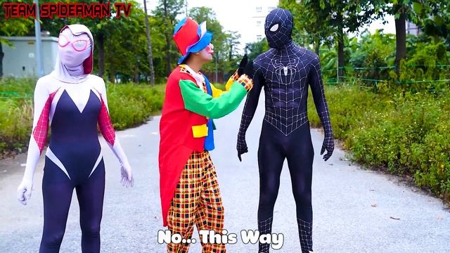 TEAM SPIDER-MAN Action Story IN REAL LIFE || RED SPIDER HASN'T PAID THE RENT YET (Live Action ) смотреть онлайн