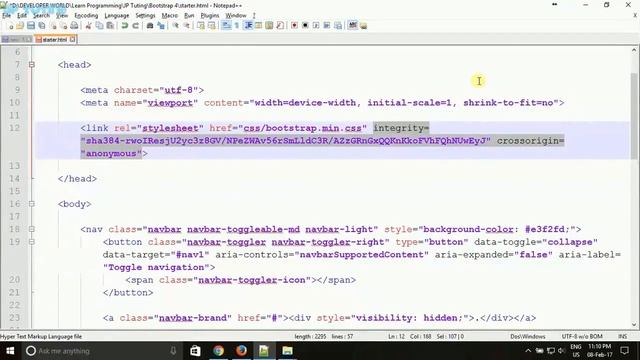 Bootstrap 4 in Hindi Part 2 | Use Bootstrap 4 Online & Offline | Installing Bootstrap смотреть онлайн