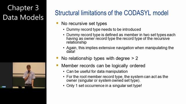 Introduction to Database Management Systems 3-1: Data Models (hierarchical models, CODASYL, ER) смотреть онлайн