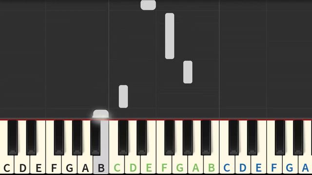 Shape of You 🎹 easy letter notes for piano 🎹 смотреть онлайн